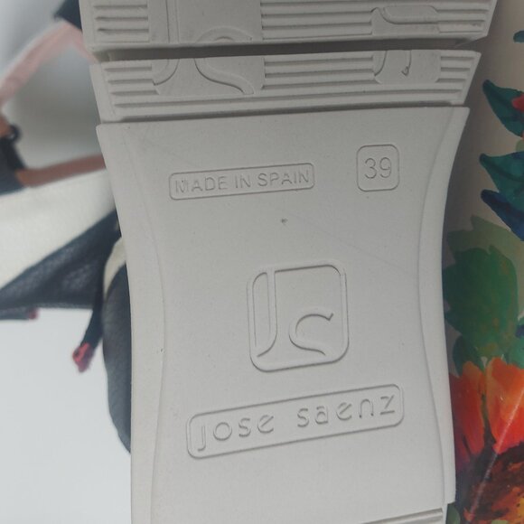 Jose Saenz 4201 Leather Platform Sandals - Size 39 (US 8.5) - Picture 14 of 14